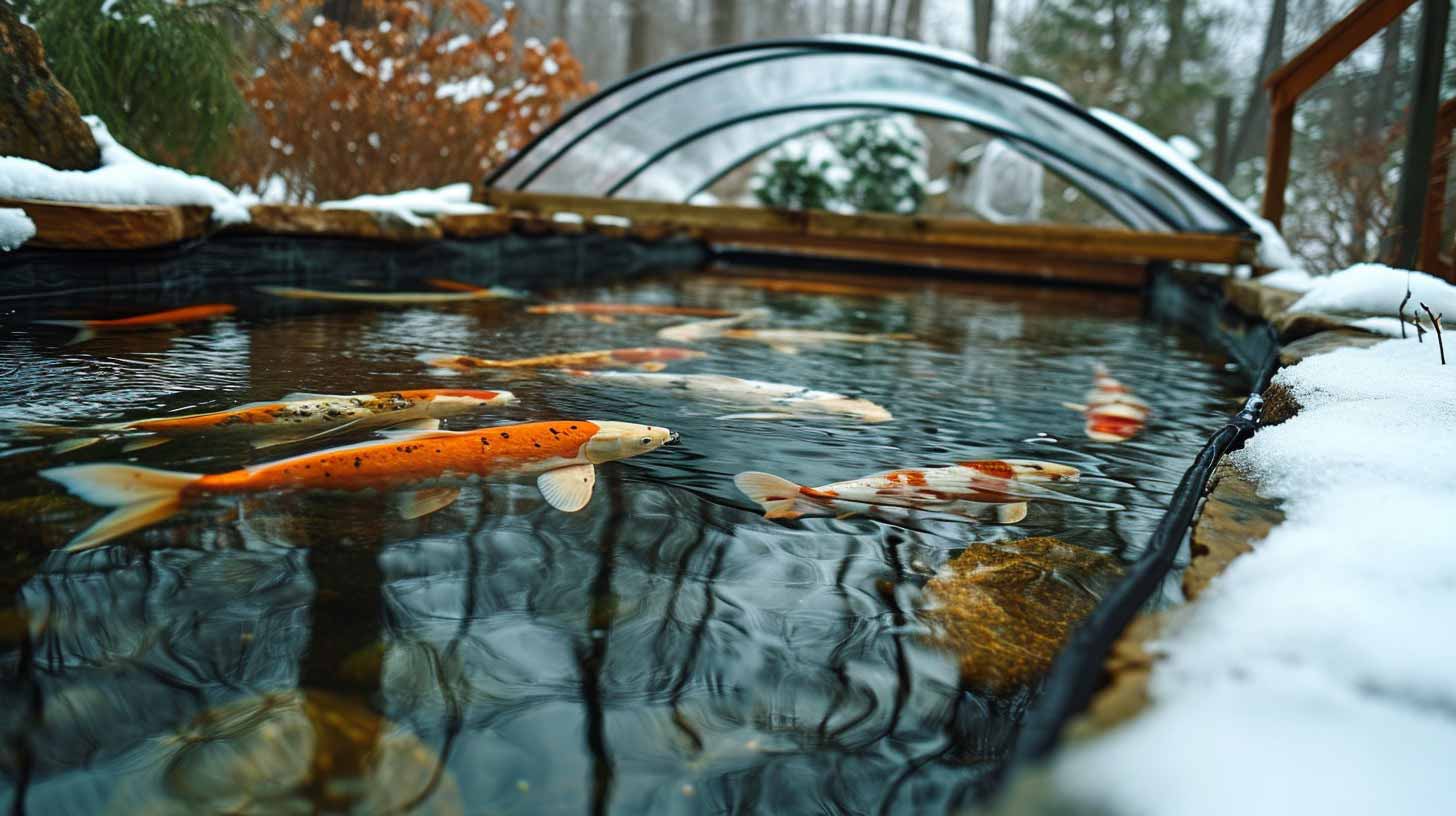 How to Cover Your Koi Pond in Winter